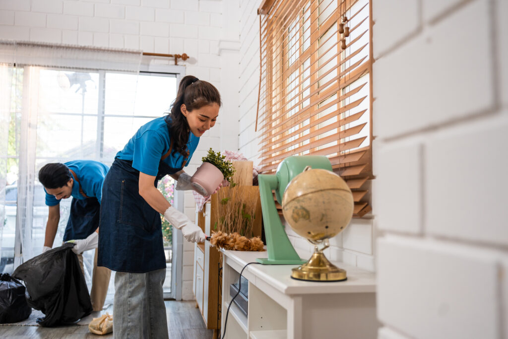 asian young man and woman cleaning service worker 2023 11 27 05 00 57 utc